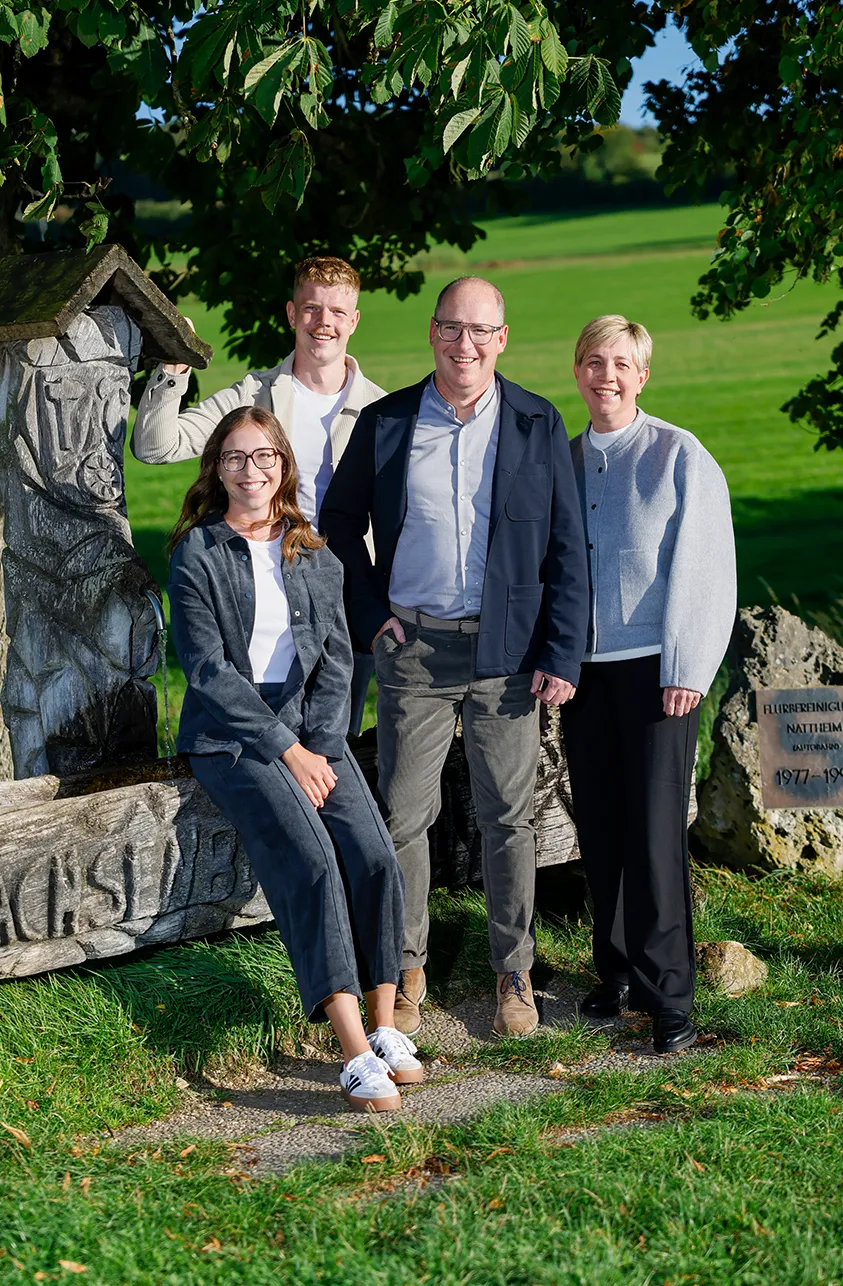 Bürgermeisterwahl Nattheim - Swen Profendiener mit Familie Bürgermeisterwahl Nattheim - Swen Profendiener